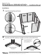 Preview for 9 page of 3form SimpleSpec 200.62-ILTUO Installation Manual