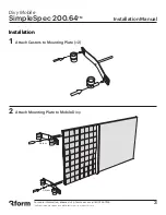 Preview for 3 page of 3form SimpleSpec 200.64 Installation Manual