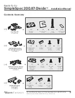 Предварительный просмотр 3 страницы 3form SimpleSpec 200.87-Divide Installation Manual