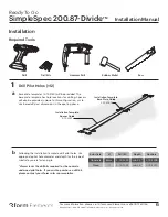 Preview for 6 page of 3form SimpleSpec 200.87-Divide Installation Manual