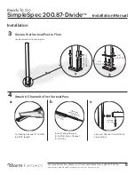 Preview for 8 page of 3form SimpleSpec 200.87-Divide Installation Manual