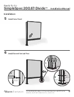 Preview for 9 page of 3form SimpleSpec 200.87-Divide Installation Manual