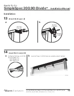 Preview for 14 page of 3form SimpleSpec 200.90-Divide Installation Manual