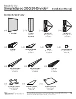 Preview for 2 page of 3form SimpleSpec 200.91-Divide Installation Manual