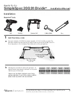 Предварительный просмотр 7 страницы 3form SimpleSpec 200.91-Divide Installation Manual