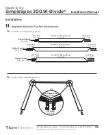 Предварительный просмотр 13 страницы 3form SimpleSpec 200.91-Divide Installation Manual