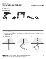 Preview for 4 page of 3form SimpleSpec 250.02 Installation Manual