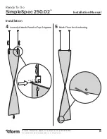 Предварительный просмотр 8 страницы 3form SimpleSpec 250.02 Installation Manual
