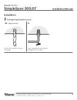 Предварительный просмотр 7 страницы 3form SimpleSpec 300.01 Installation Manual