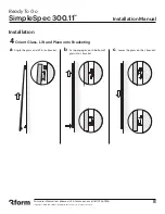 Preview for 8 page of 3form SimpleSpec 300.11 Installation Manual