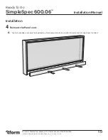 Preview for 10 page of 3form SimpleSpec 600.06 Installation Manual