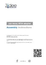 Preview for 1 page of 3idee ass-mxaq Assembly Instructions Manual