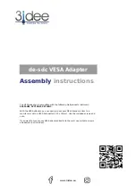 Preview for 1 page of 3idee de-sdc Assembly Instructions