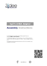 Предварительный просмотр 1 страницы 3idee hp27-o VESA Adapter Assembly Instructions