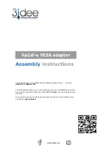 3idee hp2xf-o Assembly Instructions Manual preview