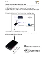 Preview for 2 page of 3J EDGE Super Router Quick Installation Manual