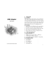 3J USB-B2K User Manual preview