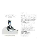 3J USB-W1D User Manual preview