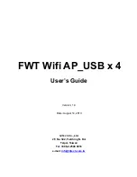 3Jtech FWT Wifi AP_USB x 4 User Manual preview