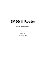 3Jtech SM3G III User Manual preview