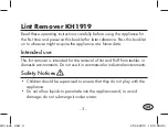 Preview for 4 page of 3L KH1919-01 Operating Instructions Manual