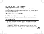 Preview for 20 page of 3L KH1919-01 Operating Instructions Manual