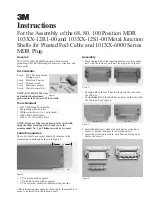 Предварительный просмотр 1 страницы 3M 103 12R1-00 Series Instructions