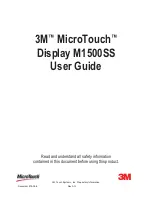 Preview for 1 page of 3M 11-81336-225 - MicroTouch M150 High Brightness User Manual