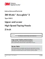 Preview for 77 page of 3M 11600 Instructions And Parts List