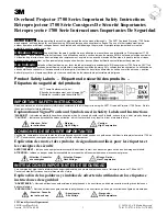 Предварительный просмотр 5 страницы 3M 1700 Series Operator'S Manual