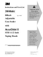 Preview for 1 page of 3M 29600 Instructions And Parts List