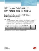 3M 3443-112 Instructions For The Assembly preview