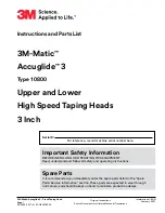 Preview for 153 page of 3M 3M-Matic 7000r-I Instructions And Parts List