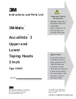 Preview for 133 page of 3M 3M-MATIC 8000a-T Instructions Manual