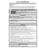 Preview for 3 page of 3M 3MDW201 Installation And Operating Instructions Manual