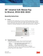 Preview for 1 page of 3M 3R108-0000-000CE Assembly Instructions