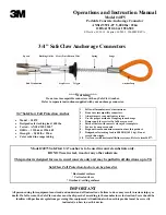 Preview for 1 page of 3M 4075 Operation And Instruction Manual