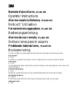 Preview for 1 page of 3M 501 Operator Instructions Manual