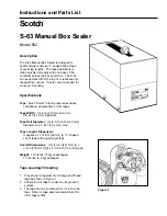 3M 562 Instructions And Parts List preview
