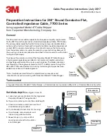 3M 7700 Series Preparation Instructions preview