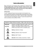 Preview for 5 page of 3M 78-9236-6922-6 - Digital Projector X20 XGA LCD Product Safety Manual