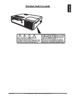 Preview for 9 page of 3M 78-9236-6922-6 - Digital Projector X20 XGA LCD Product Safety Manual