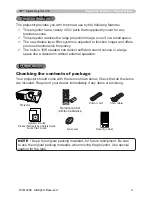 Предварительный просмотр 3 страницы 3M 78-9236-7714-6 - Digital Projector X30N XGA LCD Operator'S Manual