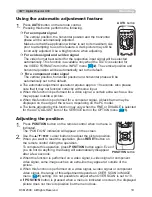 Предварительный просмотр 19 страницы 3M 78-9236-7714-6 - Digital Projector X30N XGA LCD Operator'S Manual