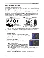 Предварительный просмотр 22 страницы 3M 78-9236-7714-6 - Digital Projector X30N XGA LCD Operator'S Manual