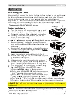 Предварительный просмотр 53 страницы 3M 78-9236-7714-6 - Digital Projector X30N XGA LCD Operator'S Manual