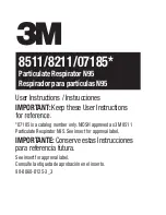 3M 8511 User Instructions preview