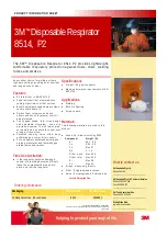 3M 8514 P2 Product Information Sheet preview
