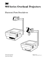 3M 900 Series Illustrated Parts Breakdown preview