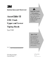 Preview for 1 page of 3M AccuGlide II STD 3 Inch Instructions And Parts List